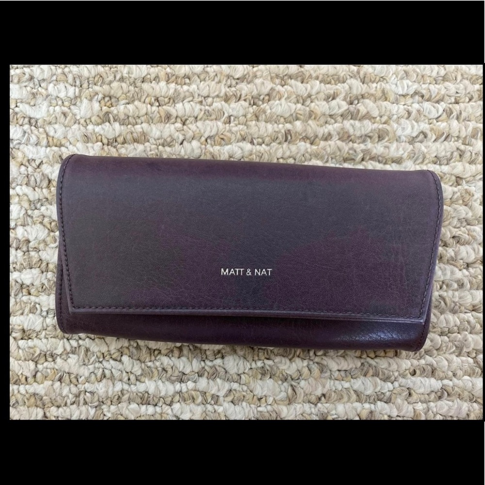 Matt & Nat Purple Wallet